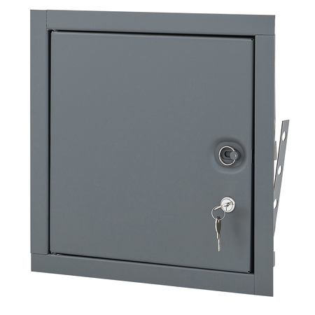 ELMDOR Fire Rated Access Door, 16x16, Prime Coat W/ Cylinder Lock FR16X16PC-CL